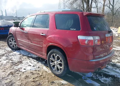 2012 GMC Acadia Denali из США, поврежденный, VIN 1GKKVTED8CJ381560